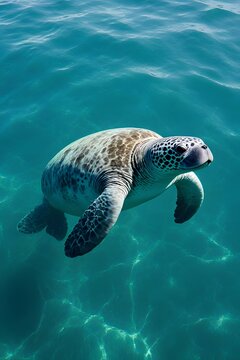Sea Turtle Close-up