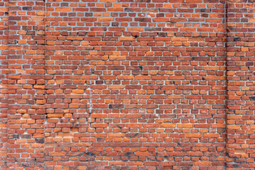 Background of old brick wall pattern texture.
