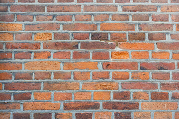 Background of old brick wall pattern texture.