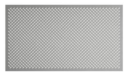 perforated metal sheet with staggered diagonal slots for anti-skid flooring and safety applications.