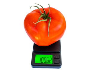 How many grams does a tomato weigh?