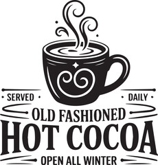 Obraz premium Christmas Vintage Sign Bundle , Hot Cocoa Labels, Tree Farm Badges, Gingerbread Bakery, Reindeer & Holiday Quote Vector Set