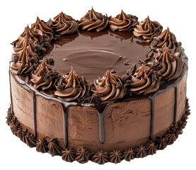 Delicious chocolate cake decorations a bakery photography studio