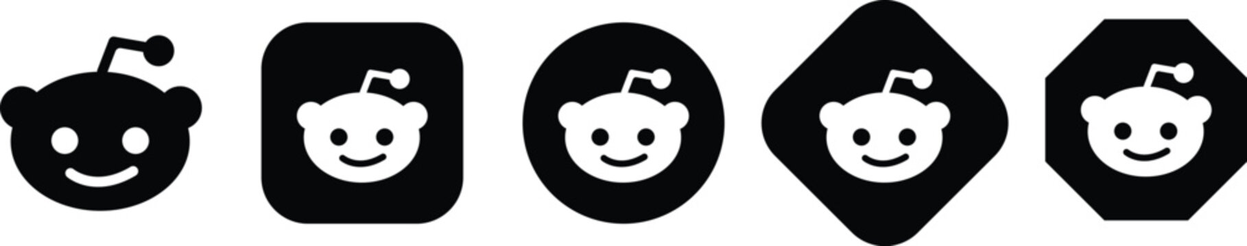 reddit logo icon. Popular Social Media Platform Icon. Reddit logo on Transparent background. vector, symbol, sign, design, illustration png, social media.
