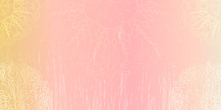 Intricate mandala vintage art, ancient vedic background design, painting texture with circular shapes, unique grunge effects