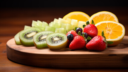 
Kiwi Strawberry Plate

