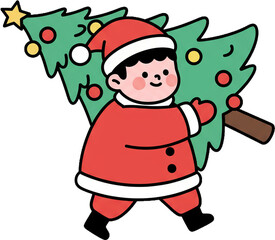 어린이산타 크리스마스 