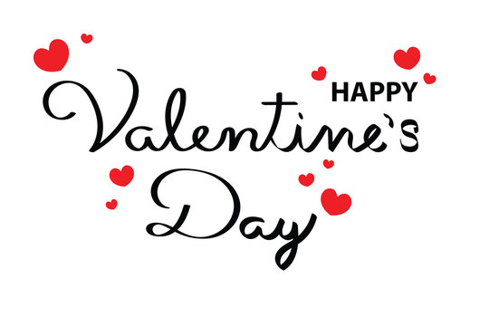 Valentine's Day background, romantic heart Valentines