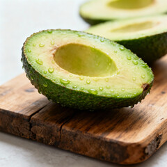 avocado cut in half