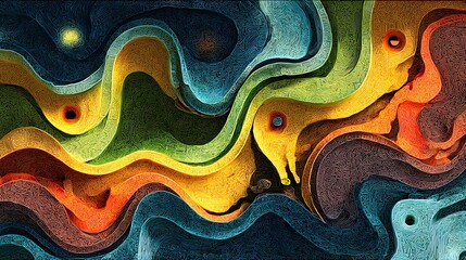 Digital data lights up the computer's electronic circuit board and fiber optic cable connections