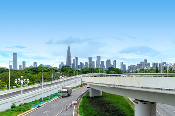 Skyscrapers in the city of technology, China is Shenzhen.