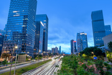 Skyscrapers in the city of technology, China is Shenzhen.