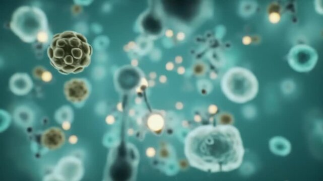 Microscopic Vaccine Process Animation with Antigen&ndash;Antibody Interaction