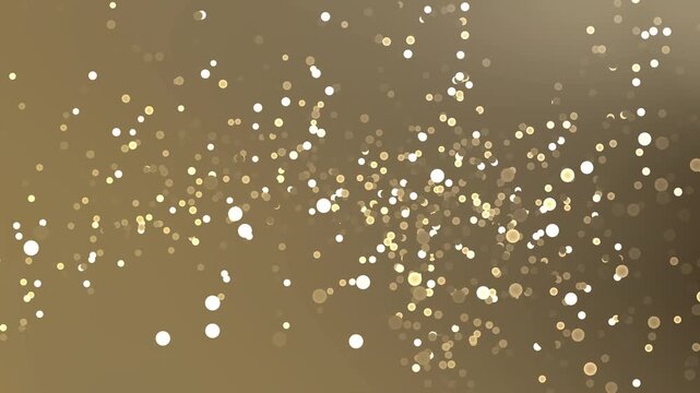 Beautiful Gradient Gold Particle Animation on Gradient Background &ndash; 4K Abstract Footage
