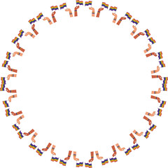 LGBT frame. Rainbow flag template. Design for greeting or wedding card, banner, social media