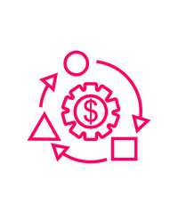 BUSINESS MODEL FREE ICON