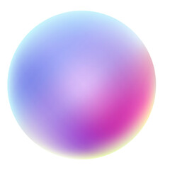 Blue and purple gradient grainy blob shape
