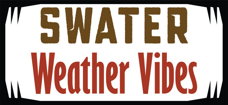 Winter sale banner vector illustration with bold sign and text symbol design