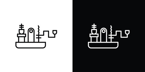 Morse code icon outline. Vector isolated pictogram for web © Cristiane