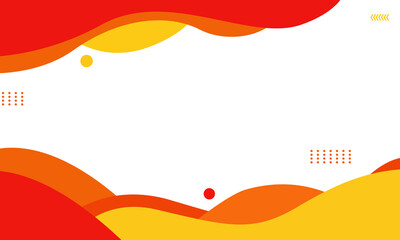 Abstract Wavy Background with Vibrant Colors and Geometric Accents.