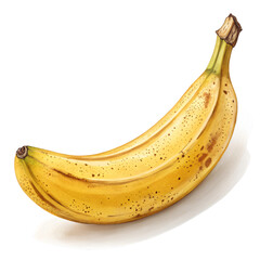 bananas isolated on transparent background