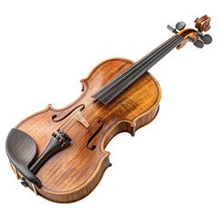 violin isolated on transparent background