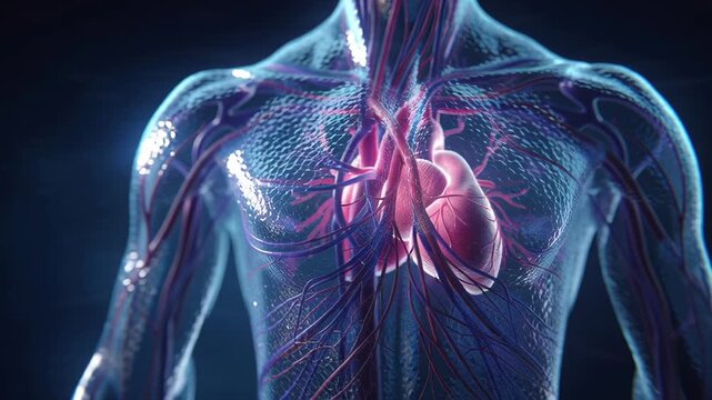 Advanced Digital Visualization of Human Heart with Circulatory System Animation