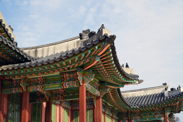 Fototapeta premium the autumn scenery of Changgyeong Palace