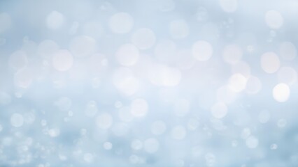 Minimal snowy background with gentle light particle blur