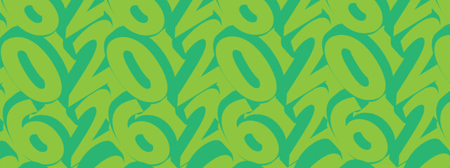 Celebrate Happy new year 2026 background. Holiday greeting card design. Vector illustration.