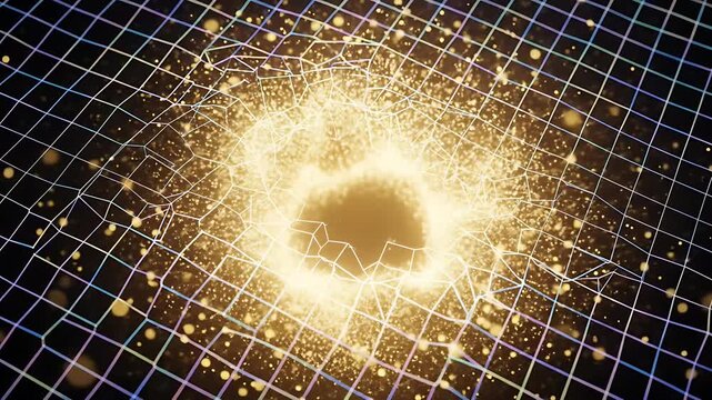 Distortion of Spacetime: Grid, Gravity, and Light