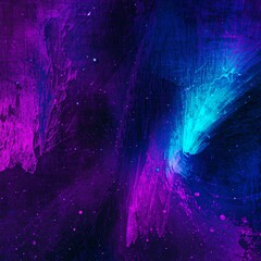 "Handcrafted Texture Birthday Design Resource Background with Neon Glow for Seasonal Social Media Applications"