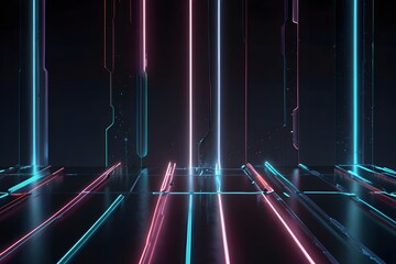 abstract light background Generative Ai