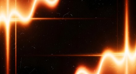 Vibrant retro film light leak with organic textures and glowing orange flares creates a dynamic nostalgic cinematic background effect