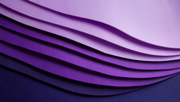 Purple Wavy Paper Layers Background