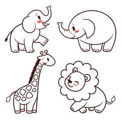 Cute Cartoon Animals