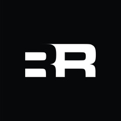 creative letter RR logo design inspiration