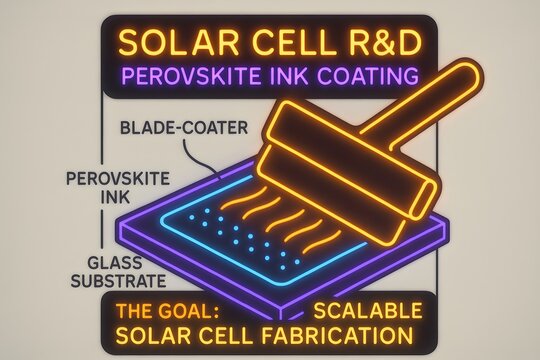 Perovskite Ink Coating with Solar Cell Application for Renewable Energy Research