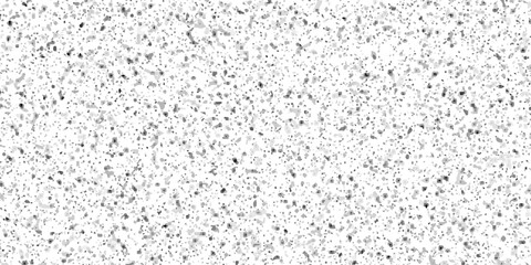 White paper paint terrazzo wall. Grunge drops stone wall ceramic backdrop background. Abstract wet quartz macro surface marble floor vector white background.	