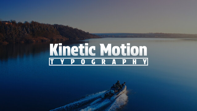 Kinetic Motion Typography | Minimal Stylish Intro Template