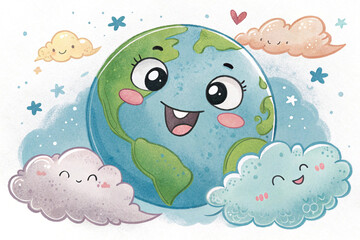 planet earth in space