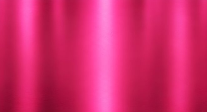 Abstract pink metallic fabric with vertical folds and highlights