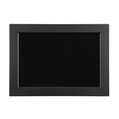 Black Frame Rectangle Shape Isolated on Transparent Background