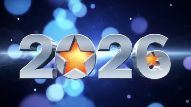3d happy new year 2026