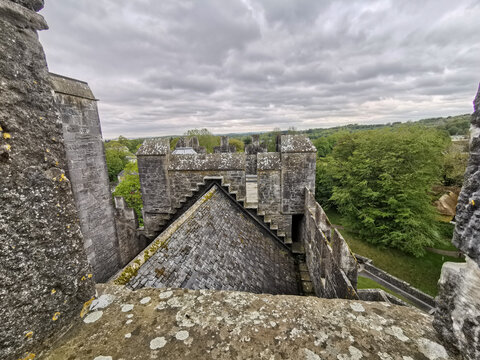 View from Bunratty Castle Ireland 