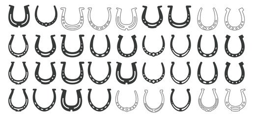 Collection of design elements for Horseshoe