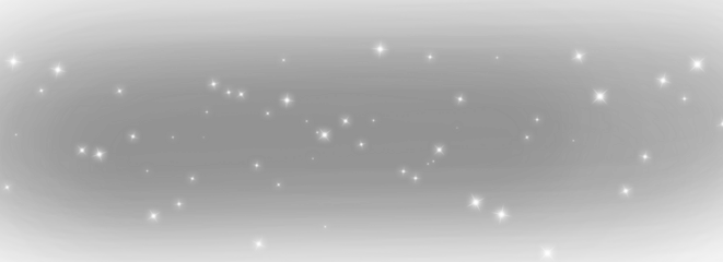 Dreamy white shimmer dust with soft glowing particles, delicate twinkling lights and radiant haze, elegant abstract header overlay for magical festive cards and premium celebration designs