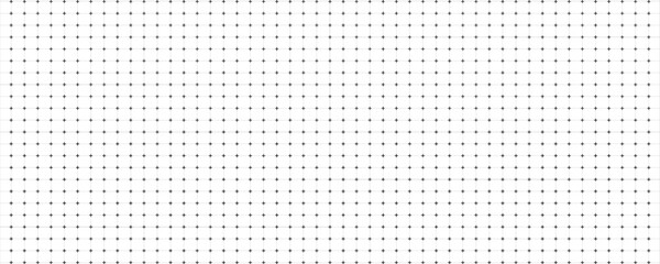 Planer page with dotted grid. Seamless checkered paper texture. Retro bullet journal notebook background. Simple square graph pattern. School math sheet wallpaper.