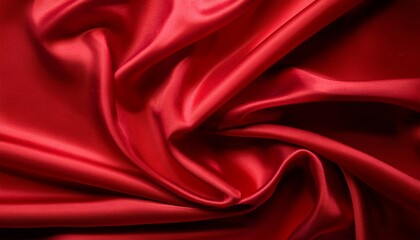 Obraz premium Red Satin Background