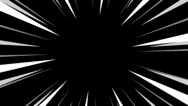 Anime Running Speed Lines Animation